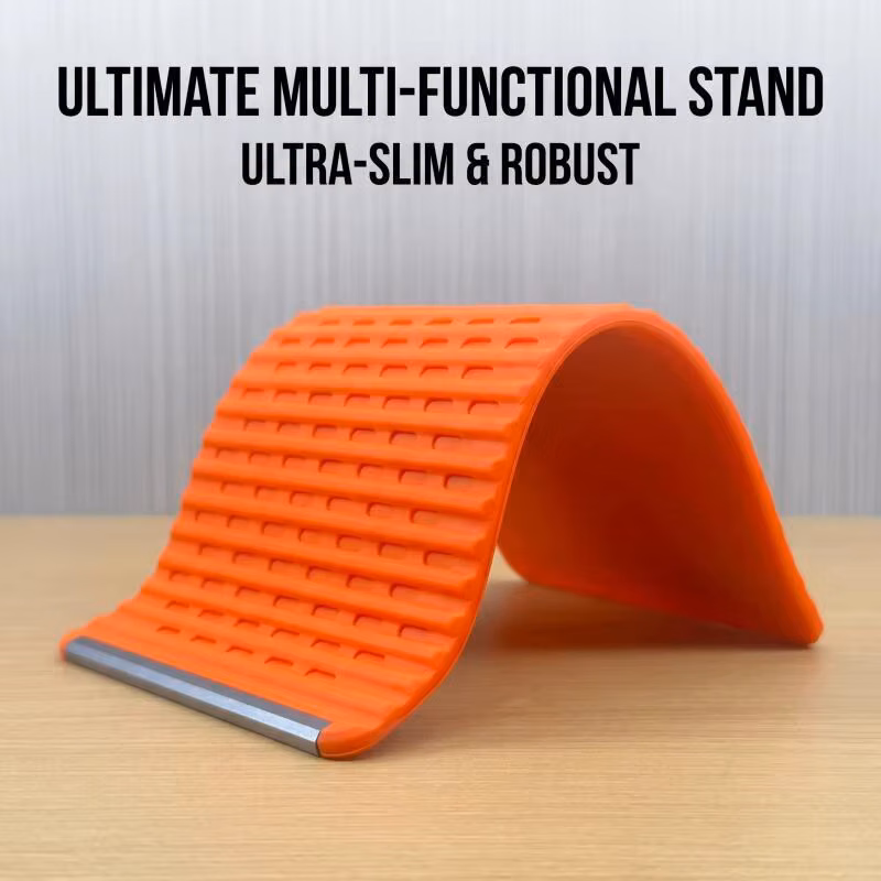 Creative Foldable Phone Stand - Flexible Transformable Desk Tablet Laptop Holder Travel Accessory