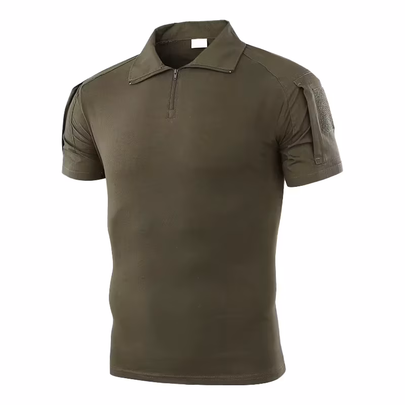 Tactical Shirt Short Sleeve Camo Men's Keep Warm Combat T-Shirt Outdoor Uniform Clothes Hiking Shirts