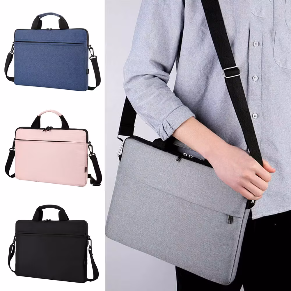 Fashion Ultra Thin Shockproof Large Capacity Laptop Sleeve Case Shoulder Bag Notebook Cover Laptop Handbag For HP Dell Lenovo