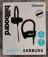 Billboard Wireless Earbuds Earhook W Microphone Bluetooth Hands Free Phone Calls