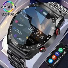 Montre Connecte Intelligente Android iOS SmartWatch Amoled Call Fitness ECGPPG