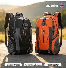 40L Large Waterproof Backpack Bag Camping Walking Hiking Outdoor Travel Rucksack