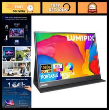 15.6" Portable 1080P Fhd Ips Gaming Monitor - Usb-C & Hdmi, Ultra-Slim, Smart Co
