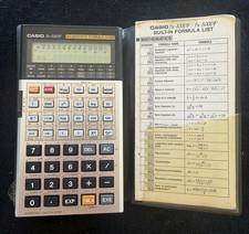 Vintage Casio Fx-5000f Scientific Calculator Tested
