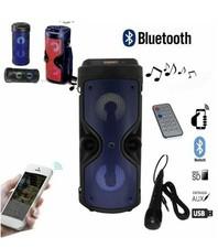 Cassa Speaker RGB Grande BLUETOOTH con Microfono RADIO USB TF CARD Altoparlante