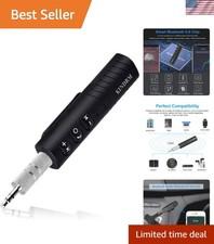 Mini Bluetooth Audio Adapter - Crystal Clear Hands-Free Calls & Music Streaming