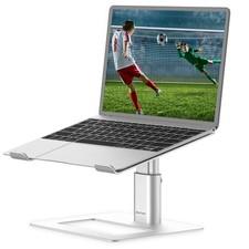 BoYata Laptop Stand, Ergonomic Aluminum Height Adjustable Silver, Silver