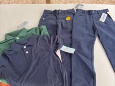 4 Nwt School Uniform Bundle 2 Polo 2 Pants Size 5 & Shirt 5 &6 Cat & Jack