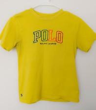 Polo Ralph Lauren Cotton Boys Yellow T-shirt Size S (8)