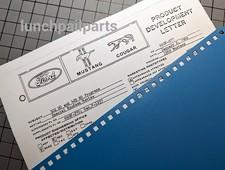 Cool Ford Memo Announcing Boss 302 and 429 Mustang + Stripe Designs (Copy)