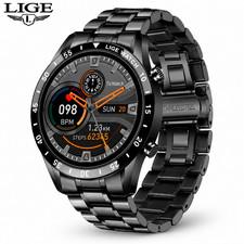 Montre Connecte LIGE Homme Bluetooth Appels Smartwatch IP67 cran Tactile 1.3