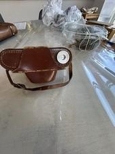 FOCA Appareil photo argentique ancien avec tui cuir marron Made in France