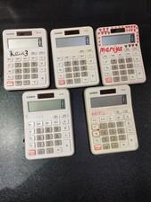 Job Lot of 5 Casio MX-8B Desktop Calculators White 8-Digit Office School Shop