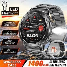 UK 2026 New Medical Grade Smart Watch Blood Pressure Oxygen Heart Rate Bluetooth