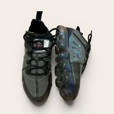 Nike Air VaporMax Low Lace Up Athletic Sneakers Black Gray Blue Teens