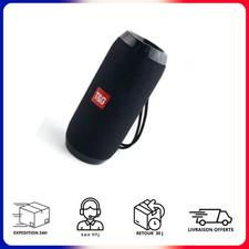 Enceinte Bluetooth Portable Puissante Etanche Waterproof Station FM Noir