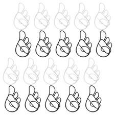 100Pcs Reusable Mini Angel Wings Paper Clips Metal Clips for Office and School