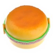 Hamburger Shaped Lunch Box Attractive Large Capacity Student Containers