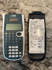 Texas Instruments TI-30XS Multiview Scientfic Calculator Tested Working Blue