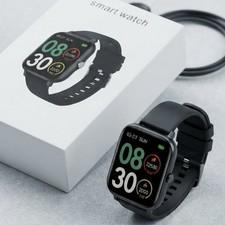 Montre Connecte Smartwatch Noire Sport iPhone Android