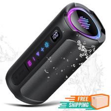 Cassa Bluetooth 5.4 Portatile 20W Altoparlante Doppio con TF, 2 EQ Mod. e 7 Luci