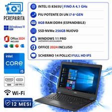 PC PORTATILE NOTEBOOK RICONDIZIONATO FUJITSU INTEL I5 8GEN 8GB RAM 256GB SSD W11