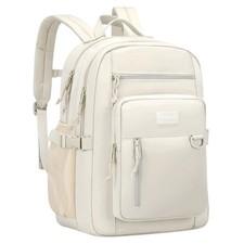 Backpack for School Cute Aesthetic Beige Backpack Girls Student Bookbag Women...