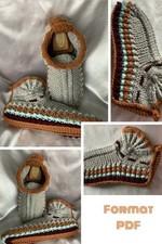 Modle bottes -chaussures pour femme,homme .Patron,tutoriels franais format PDF