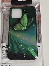 IPhone 12 Case Green And Butterfly