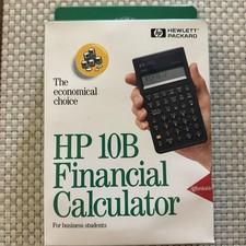 Hewlett Packard HP 10B Financial Calculator Brand Old Stock In Original Box