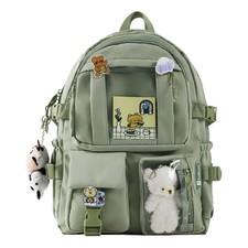Kawaii Backpack Lovely Pastel Rucksack for Teen Girls Aesthetic Student Bookb...