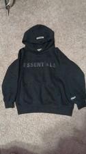 Essentials “Fear Of God” • Black Hoodie Size Small • Sweatshirt Pullover Soft