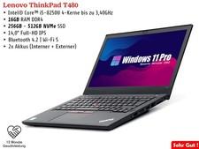 Lenovo ThinkPad T480 i5-8250U 16GB RAM 512GB SSD Batera Dual Win 11