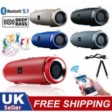 200W Portable Bluetooth Speaker IPX2 Waterproof Outdoor HIFI Pillar Speaker Subw