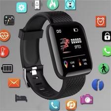 Smart Bracelet montre connecte 40 mm noire cran tactile Bluetooth Android iOS