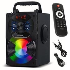 Cassa bluetooth Altoparlante portatile radio SD USB ingresso aux MMC