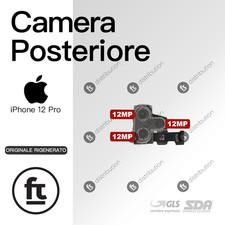 APPLE FOTOCAMERA POSTERIORE IPHONE 12 PRO ORIGINALE RIGENERATO BACK CAMERA