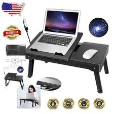 Multi-Functional Bed Laptop Tray - Usb Ports, Storage