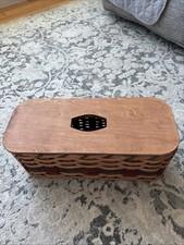 Amish Made Bathroom Basket Holds Facial Tissues And 2 Rolls Bath Tissue