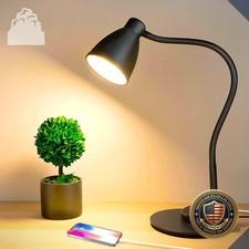 Led Desk Lamp Usb Charging Port 3 Color Modes Dimmable Reading Light