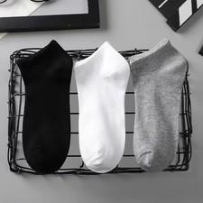Mens Trainer Socks 10 Pairs Cotton Breathable Ankle Sports Gym Socks UK 6-11
