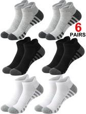 12 Pairs Trainer Socks Mens Cotton Ankle Liner Invisible Low Cut Sports 6-11 UK