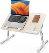 Saiji Laptop Bed Tray Table, Adjustable Home Office Standing Desk Portable Light