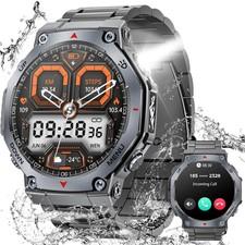 1.43 Smart Watch For Men 5ATM Waterproof Military Sport Watch For Android iOS