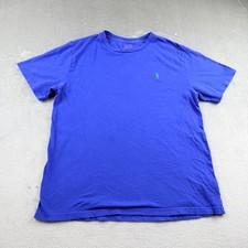 Polo Ralph Lauren Boys Blue Short Sleeve T-Shirt Size L 14-16