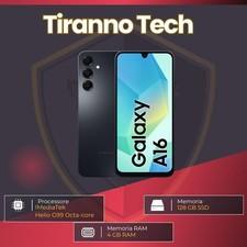Smartphone Telefono Cellulare SAMSUNG A16 128GB DS BLACK