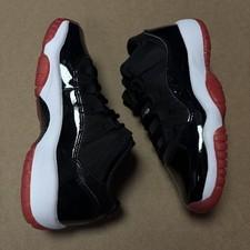 Nike Air Jordan 11 Retro Low ‘Bred’ Black Red FV5121-006 Size 4y