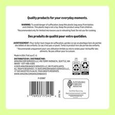 Amazon Basics Everyday Disposable Paper Plates, 8.62 Inch, Microwave-Safe, Cut R