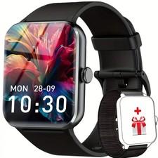 Blackview Smartwatch Herren Damen mit Bluetooth Anrufe Schrittzhler Fitnessuhr