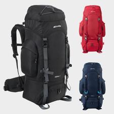 Eurohike Blue Nepal 65L Rucksack Travel Bag - Camping Hiking Outdoors Backpack